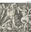 Detalle de 'Aníbal luchando contra Escipión', Heinrich Aldegrever, 1538.