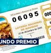 06095, el número afortunado con el segundo premio de la lotería de Navidad