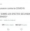 El tuit viral de una joven sobre los efectos secundarios de la vacuna para combatir las 'fake news'