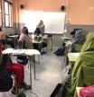 Aula en el IES Ferrer i Guàrdia de València
