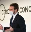 Pablo Casado durante su conferencia en el Cercle d'Economia