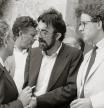 Reunión del Plenari de Parlamentaris en Peñíscola. Manuel Broseta, Antonio Palomares, Antonio García Miralles, y Felipe Guardiola. Junio, 1981