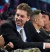 FILE PHOTO: Feb 14, 2020; Chicago, Illinois, USA; Pau Gasol in attendance during the NBA Rising Stars basketball game at United Center. Mandatory Credit: Kyle Terada-USA TODAY Sports/File Photo