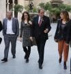 Torra junto a los síndicos electorales del 1-O en el Palau de la Generalitat en noviembre del 2018