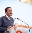 El portavoz de Cs Edmundo Bal, durante su comparecencia telemática