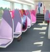 Recreación virtual del interior de los trenes de Rodalies fabricados por Alstom
