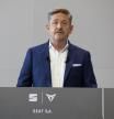 El presidente de Seat, Wayne Griffiths, durante la conferencia anual de la compañía 2021