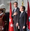 El líder opositor venezolano Juan Guaidó junto al alcalde de Madrid, José Luís Martínez Almeida