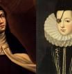 La religiosa Teresa de Jesús (izqda.) y la princesa de Éboli