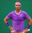 Rafael Nadal lamenta un error en Montecarlo, en 2021