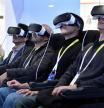 Usuarios en una demostración de realidad virtual en la feria CES de Las Vegas