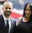 Aurah Ruiz y el jugador del Real Madrid, Jesé