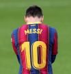 FILE PHOTO: Soccer Football - La Liga Santander - FC Barcelona v Osasuna - Camp Nou, Barcelona, Spain - November 29, 2020 FC Barcelona's Lionel Messi REUTERS/Albert Gea/File Photo
