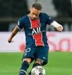 Paris Saint-Germain's Brazilian forward Neymar takes a free kick during the UEFA Champions League first leg semi-final football match between Paris Saint-Germain (PSG) and Manchester City at the Parc des Princes stadium in Paris on April 28, 2021. (Photo by Anne-Christine POUJOULAT / AFP)