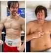 Mark Wahlberg, tres semanas y nueve kilos de diferencia