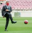 Joan Laporta en el Camp Nou