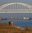 El puente de 19 kilómetros construido por Rusia en el 2019 sobre el estrecho de Kerch