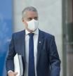 El lehendakari, Iñigo Urkullu, antes de la reunión del LABI de este miércoles.