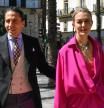 Marta Ortega y Carlos Torretta llegan a la boda de Carlos Cortina y Carla Vega Penichet en Jerez de la Frontera