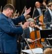 Christian Thielemann durante el concierto de la Filarmónica de Viena en la Sagrada Família