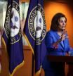 WASHINGTON, DC - SEPTEMBER 30: U.S. Speaker of the House Rep. Nancy Pelosi (D-CA) speaks during a weekly news conference at the U.S. Capitol September 30, 2021 in Washington, DC. Pelosi answered questions about Democrats' efforts to pass President Biden's Build Back Better legislation. The Senate is scheduled to vote on a stopgap funding bill to avert a government shutdown this morning. Alex Wong/Getty Images/AFP == FOR NEWSPAPERS, INTERNET, TELCOS & TELEVISION USE ONLY ==