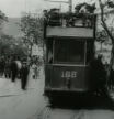 Fotograma de la película 'Barcelona en tranvía' (1909), proyectada en el Metropolitan Cinemaway.