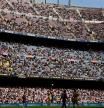 BARCELONA, SPAIN - SEPTEMBER 26: General view of the action during the LaLiga Santander match between FC Barcelona and Levante UD at Camp Nou on September 26, 2021 in Barcelona, Spain. (Photo by David Ramos/Getty Images)