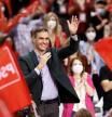 Pedro Sanchez durante la clausura del congreso federal del PSOE celebrado en València