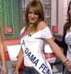 Marta Riesco en 'Aquí hay tomate' como finalista de 'Miss Fea'