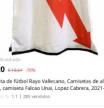 Compra por Internet una camiseta del Rayo Vallecano pero lo que le llega no se parece en nada