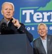 U.S. President Joe Biden campaigns for Democratic candidate for governor of Virginia Terry McAuliffe at a rally in Arlington, Virginia, U.S. October 26, 2021. REUTERS/Jonathan Ernst
