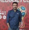 Journalist Juanma Castaño  during presentation of coverage for Rusia World cup 2018 of Mediaset  in Madrid on Tuesday 05june 2018