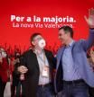 Ximo Puig y Pedro Sánchez en la clausura del Congreso del PSPV
