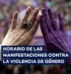 Horario de las manifestaciones en España contra la violencia de género