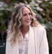 Carrie Bradshaw (Sarah Jessica Parker) durante el rodaje de 'And Just Like That...'