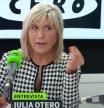 Julia Otero en la entrevista compartida por Echenique