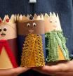 Los tres Reyes Magos en versión DIY