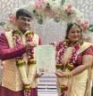 Una pareja india celebra su boda en blockchain con votos NFT y un sacerdote digital
