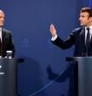El canciller alemán, Olaf Scholz, y el presidente de la República francesa, Emmanuel Macron, en una imagen de archivo