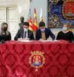 Mazón y Barcala han firmado el convenio para impulsar el Centro de Congresos de Alicante
