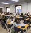 -BARCELONA- CLASE PRESENCIAL EN ESCOLA PIA BALMES DE PRIMERO DE BACHILLERATO CIENTÍFICO-CLASE DE FILOSOFÍA PROFESOR DAVID ASTRADA- FOTO ANA JIMENEZ
