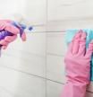 Limpieza de los azulejos del baño