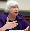 La secretaria del Tesoro de EE.UU., Janet Yellen, este miércoles durante su intervención