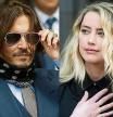 Johnny Depp appears at the High Court in London, on July 17, 2020, left, and Amber Heard appears outside the High Court in London on July 28, 2020. Depp sued Heard for libel in Virginia after The Washington Post published her opinion piece. Depp’s lawyers say the article falsely implies that she was physically and sexually abused by Depp when the actors were married. (AP Photo)
