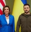 Nancy Pelosi se reúne con Zelenski en Kyiv