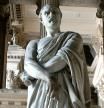 Estatua de Demóstenes en el Palacio de Justicia de Bruselas