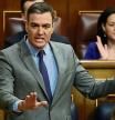 El presidente del Gobierno, Pedro Sánchez, interviene en una sesión de control, en el Congreso de los Diputados, a 11 de mayo de 2022, en Madrid (España). El pleno está marcado por las preguntas de la oposición al Ejecutivo central tras la destitución de la directora del CNI, Paz Esteban, como consecuencia del 'caso Pegasus' y tras 39 años de trabajo en los servicios de inteligencia. Asimismo, en la sesión destacan las interpelaciones 