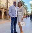 María Jesús Ruiz junto a su actual pareja, Curro