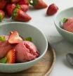 Sorbete de fresas