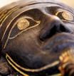 La cara de uno de los sarcófagos encontrados en la Necrópolis de Saqqara